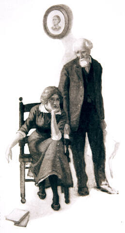 "But, Father, I can't go to Rob without clothes, like a beggar girl.  I wish I were dead"