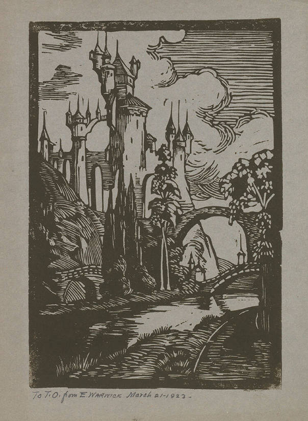 Untitled.  Fanciful Castle