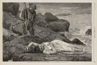 Wreck of the "Atlantic" Cast Up by the Sea