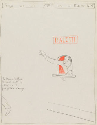 An Italian Railroad Official Calling Attention to Forgotten Change