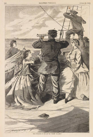 The Approach of the British Pirate "Alabama"