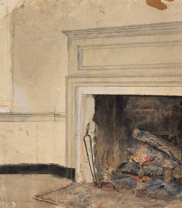 Study for Fireplace at Washington's Headquarters