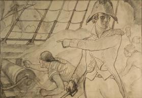 Captain Horatio Hornblower, composition drawing