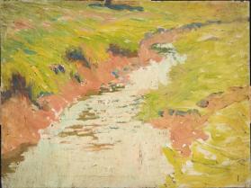 untitled (view of a brook and meadow)