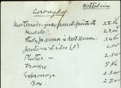 caption: Page from Wyeth's 1939 income tax notes, listing the artist's expenses for the commiss…