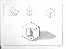 Untitled (geometric projections)