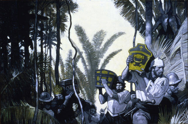 Westward Ho!, endpaper illustration