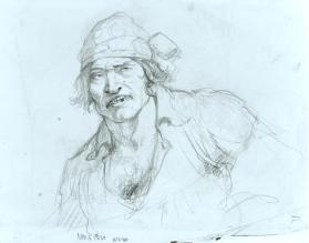 untitled (study of a pirate)