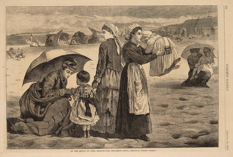 On the Beach at Long Branch - The Children's Hour