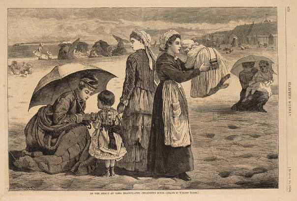 On the Beach at Long Branch - The Children's Hour