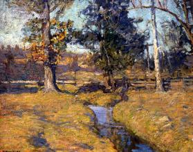 title unknown (Chadds Ford landscape with stream)