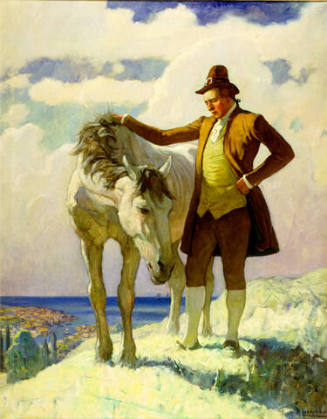 Sir Nat and the Horse
Johnny watched Sir Nat rub the gray muzzle, run a quick hand down the ewe neck, stand back critically and proceed to a minute and systematic inspection of the antique nag