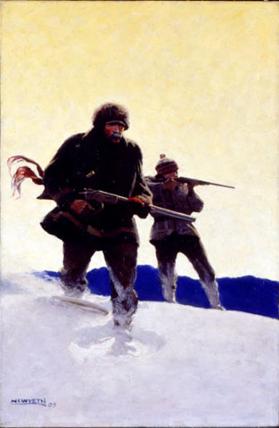 Caribou Hunters (Popular Magazine, cover illustration)